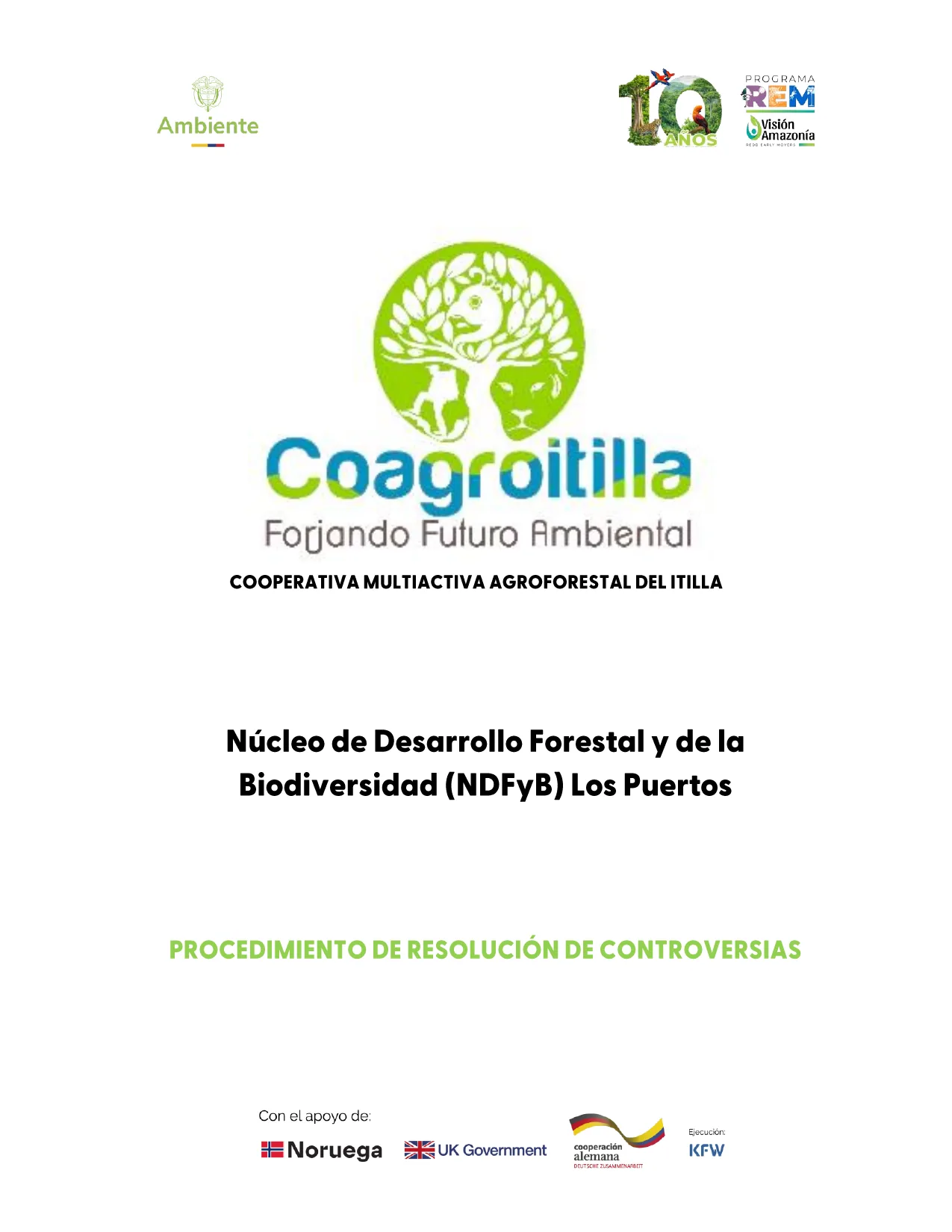 Procedimiento de Resolución de Controversias — página 1 de 5